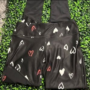 Demi Lovato for Fabletics Hearts Leggings- Medium